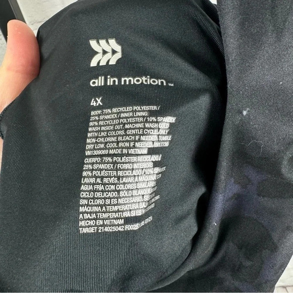 All in Motion Light Support Longline Bra Tank Size 4X - Picture 5 of 7